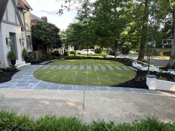 A finished Charlotte garden