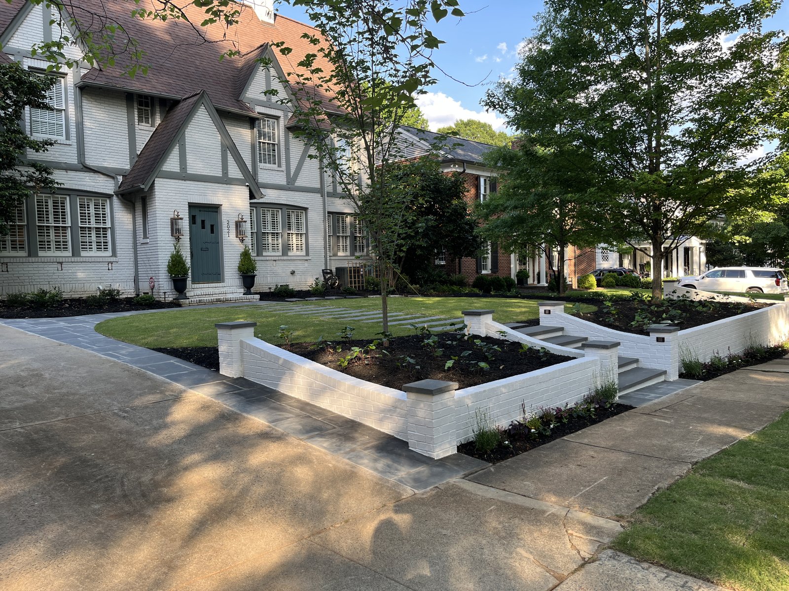 A Charlotte residential landscape